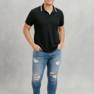 Camisa gola polo piquet